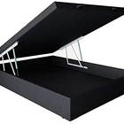Cama Box Casal Com Baú Pistão A Gás Preto