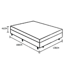 Cama Box Casal Com Baú Pistão A Gás Suede Marrom