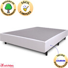 Cama Box Casal Com Colchão A Vácuo Ortopédico Espuma Certific
