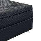 Cama Box Casal Com Colchão Arezzo Ll Molas Ensacadas Preta