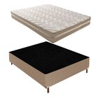 Cama Box Casal Com Colchão D33 Quality Duoface 26x138x188cm E