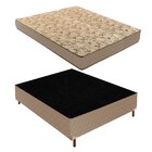 Cama Box Casal Com Colchão D33 Unique Duoface 18x138x188cm E