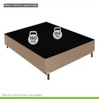 Cama Box Casal Com Colchão D33 Unique Duoface 18x138x188cm E