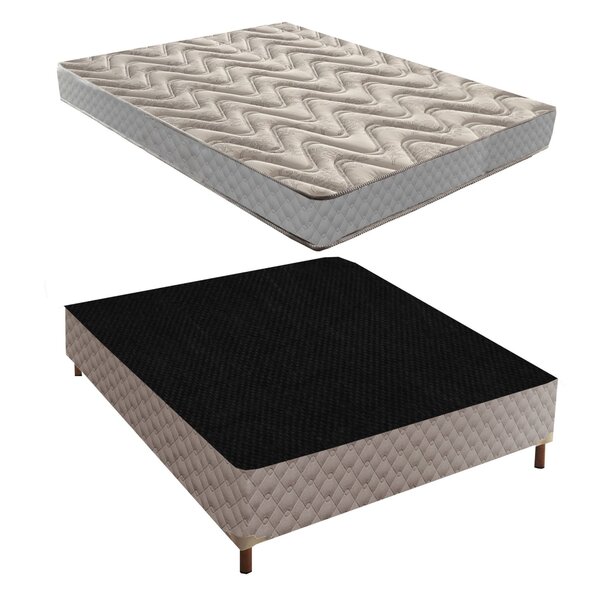 Cama Box Casal Com Colchão D45 Unique Duoface 20x138x188cm E