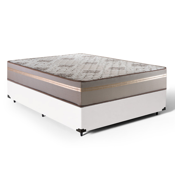 Cama Box Casal com Colchão de Espuma D33 Millenium One Face B