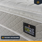 Cama Box Casal com Colchão de Espuma D45 Strong One Face Bege