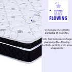 Cama Box Casal Com Pillow Molas Superlastic 138x188x56cm Bf C