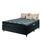 Cama Box Casal Conjugada Molas Ensacadas Delta 138x188x60cm C