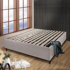 Cama Box Casal Desmontável 138x188x40 Cm Bege Pávia Dream Atr