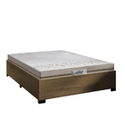 Cama Box Casal Desmontável Com Colchão Molas Flora 138x188x51