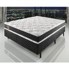 Cama Box Casal Duofy Com Molas Ensacadas 138x188x66 - Preto/b