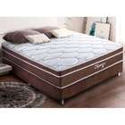 Cama Box Casal Elegance Com Colchão Casal Molas Verticóil Mar