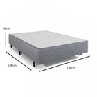 Cama Box Casal Espuma 138x188cm Black
