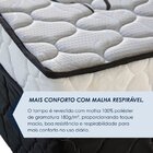 Cama Box Casal Espuma D-28 100% Poliéster 138x57cm Sonnus Amé