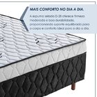 Cama Box Casal Espuma D-28 100% Poliéster 138x60cm Sonnus Amé