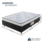 Cama Box Casal Espuma D-28 100% Poliéster 138x60cm Sonnus Amé