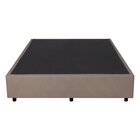 Cama Box Casal Estrutura Em Madeira Maciça 138x188x38cm Bege