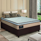 Cama Box Casal Gazin Colchão Molas Ensacadas 138x188x62cm Max