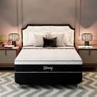 Cama Box Casal Gemini Com Colchão Casal Molas Ensacadas Grafi