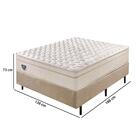 Cama Box Casal High Spring Molejo Contínuo 138x188x73cm - Be