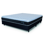 Cama Box Casal King Colchão Com Molas Ensacadas City Pillow T