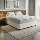 Cama Box Casal King Colchão Molas Ensacadas Granville Com Pil