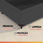 Cama Box Casal King Gazin Colchão Molas Ensacadas Pillow Top