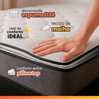 Cama Box Casal King Gazin Colchão Molas Ensacadas Pillow Top