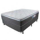 Cama Box Casal Molas Bonnel Trade 73x138x188cm Luckspuma Cinza