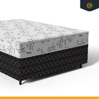 Cama Box Casal Molas Ensacadas Espuma D33 Conjugada Unique Pr