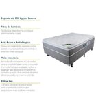 Cama Box Casal Molas Ensacadas Pillow Top Maxi Life 138x188x7