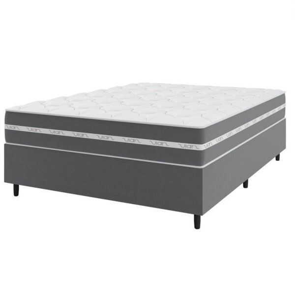 Cama Box Casal Molas Superlastic Alok 62x138x188cm Viero