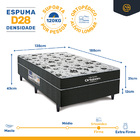 Cama Box Casal Ortobom Conjugada Union Ortopedic Espuma D28 1