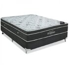 Cama Box Casal Ortobom Exclusive 138x188x30cm Ortobom Cinza