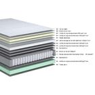 Cama Box Casal Paradise Molas Ensacadas 138x188x72cm - Cinza