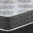 Cama Box Casal Preta + Colchão Washington Espuma D23 Liso 138