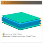 Cama Box Casal Preto + Colchão Espuma D20 Dupla Face Zidi Que