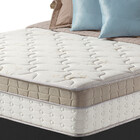 Cama Box Casal Preto + Colchão Molas Ensacadas Houston Pillow