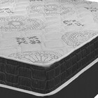 Cama Box Casal Preto + Colchão San Francisco Ortopédico Espum