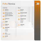 Cama Box Casal Preto + Colchão San Francisco Ortopédico Espum