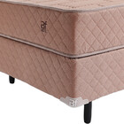 Cama Box Casal Profissional Hotel Colchão De Mola Verticoil E