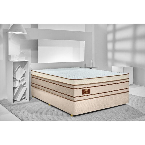 Cama Box Casal Queen 158x198x79cm Class Gazin Colchões