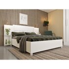 Cama Box Casal Queen 203cmx164cm Mônaco Com Cabeceira Extensi