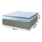 Cama Box Casal Queen Colchão Com Molas Ensacadas 158x198x60cm