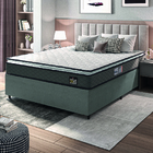 Cama Box Casal Queen Colchão Espuma D33 Pillow Top Millenium