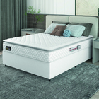 Cama Box Casal Queen Colchão Espuma D33 Pillow Top New Millen