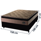 Cama Box Casal Queen Colchão Espuma D33 Pillow Top Van Gogh 1