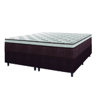 Cama Box Casal Queen Colchão Molas Ensacadas Ômega 158x198x70