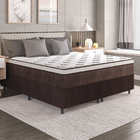 Cama Box Casal Queen Colchão Molas Ensacadas Ômega 158x198x70