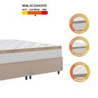 Cama Box Casal Queen Colchão Molas Ensacadas Real 158x198x65c